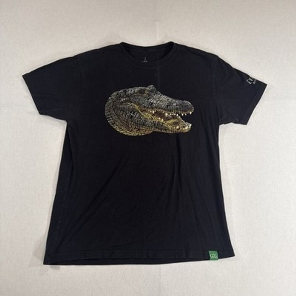 Wild Tribute 4 The Parks Everglades National Park Mens L Gator Croc Graphic Tee